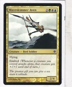 MTG: Shards of Alara: Foil: Waveskimmer Aven - Image 1