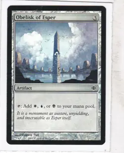 MTG: Shards of Alara: Foil: Obelisk of Esper - Image 1