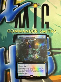 Maddening Cacophony ✨ Borderless Extended FOIL ✨ MTG NM (330) Zendikar Rising - Image 1
