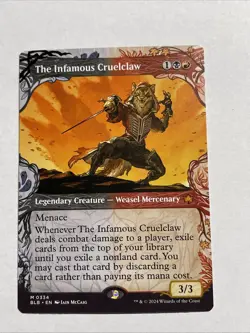 The Infamous Cruelclaw (Showcase) Bloomburrow #334 Mythic - Image 1