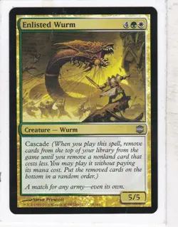 MTG: Alara Reborn: Foil: Enlisted Wurm - Image 1