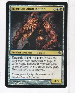 MTG: Alara Reborn: Foil: Etherium Abomination - Image 1