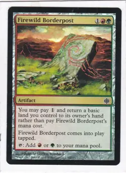 MTG: Alara Reborn: Foil: Firewild Borderpost - Image 1