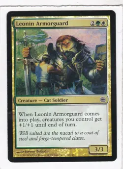 MTG: Alara Reborn: Foil: Leonin Armorguard - Image 1