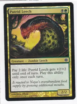 MTG: Alara Reborn: Foil: Putrid Leech - Image 1