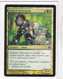 MTG: Alara Reborn: Foil: Sigiled Behemoth - Image 1