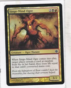 MTG: Alara Reborn: Foil: Singe-Mind Ogre - Image 1