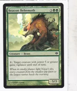 MTG: Conflux: Foil: Beacon Behemoth - Image 1