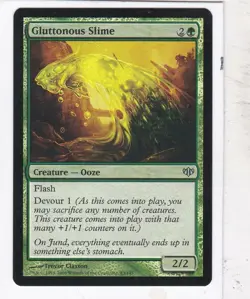 MTG: Conflux: Foil: Gluttonous Slime - Image 1