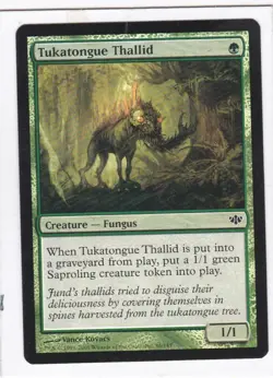 MTG: Conflux: Foil: Tukatongue Thallid - Image 1