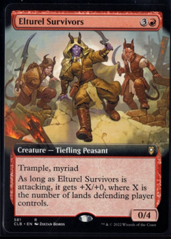Elturel Survivors 581 Extended Art Rare Non Foil Baldur's Gate Magic TCG NM - Image 1
