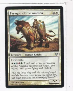 MTG: Conflux: Foil: Paragon of the Amesha - Image 1