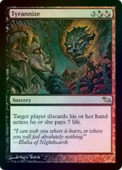 Tyrannize - Foil New MTG Shadowmoor MagiC NM - Image 1