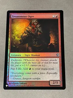 1x Treasonous Ogre - Foil NM-Mint, English Mystery Booster / The List MTG Magic - Image 1