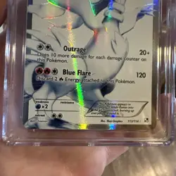 Reshiram 2011 Black & White 113/114 Ultra Rare Holo Pokemon CGC 8.5 NM-Mint Plus - Image 2