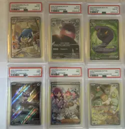 Pokemon 10 Slabs Lot, Graded PSA 8 & 9 Includes EEVEE - Image 2