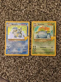 Pokemon Celebrations Blastoise & Venusaur Classic Collection Holo Near Mint - Image 1