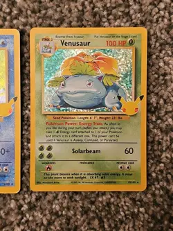Pokemon Celebrations Blastoise & Venusaur Classic Collection Holo Near Mint - Image 2