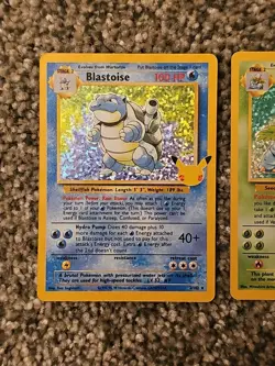 Pokemon Celebrations Blastoise & Venusaur Classic Collection Holo Near Mint - Image 3