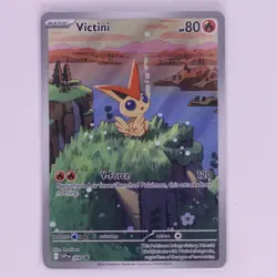 Pokemon Victini 208 Illustration Rare Black Star Promo + Pokeball - Image 1
