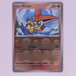 Pokemon Victini 208 Illustration Rare Black Star Promo + Pokeball - Image 2