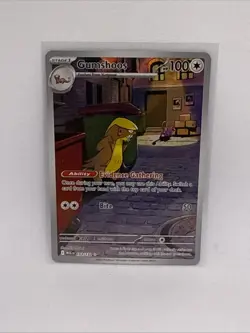 Gumshoos Illustration Rare 153/132 Pokemon Mega Evolution English IR - Image 1