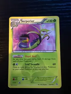 Serperior 125/124 Holo Dragons Exalted Secret Rare Pokemon TCG - Image 1