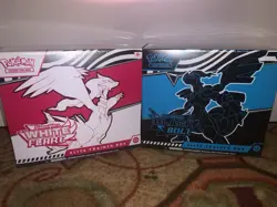 Pokemon TCG S&V Black Bolt & White Flare Sealed Elite Trainer Box ETB Set of 2 - Image 2