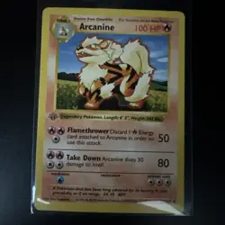 🔥 Arcanine 023/102 1st Edition Unplayed - Base Set Shadowless - Pokemon TCG 🔥 - Image 1
