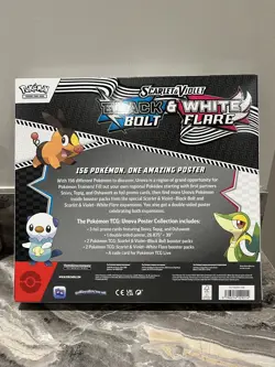 Pokemon TCG Scarlet & Violet Black Bolt & White Flare Unova Poster Collection - Image 2