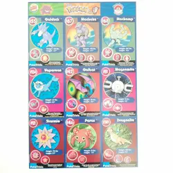 POKEMON 1st Movie 1999 Full Uncut Sheet SET #4 Master Trainer x Burger King CCG - Image 1
