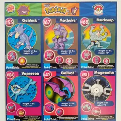 POKEMON 1st Movie 1999 Full Uncut Sheet SET #4 Master Trainer x Burger King CCG - Image 3