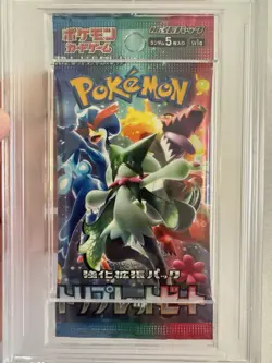 2023 Pokemon - Japanese Scarlet & Violet Triple Beat Sealed Pack - PSA 8 NM-MT! - Image 4