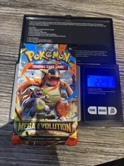 Pokemon Mega Evolution 22.91G *HEAVY PACK* Brand New And Sealed Booster Pack - Image 1