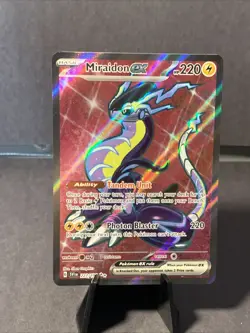 Pokemon TCG Miraidon ex 227/198 SV01: Scarlet & Violet Base Full Art Holo NM/M - Image 1