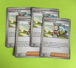 4x Pokemon TCG Jasmine's Gaze 178/191 Scarlet & Violet Surging Sparks Playset NM - Image 1