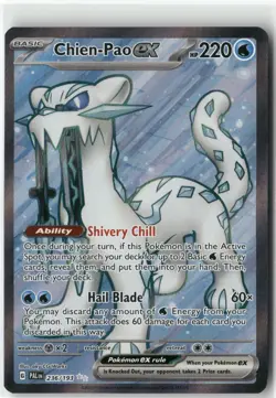 Chien-Pao ex -, Pokemon SV02: Paldea Evolved Ultra Rare, 236/193 NM - Image 1