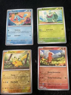 Costco 151 Mini Tin Promo Cards - 4× Cosmo Reverse Holo Card Set - Pokemon TCG! - Image 1