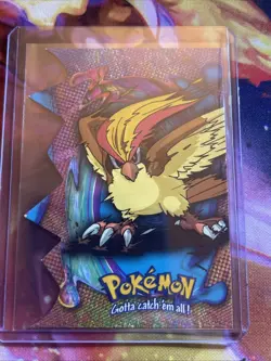 Pidgeot #18 EV12 of 12 Die-Cut Embossed Pokemon CARD Topps Series 2 Mp - Image 1