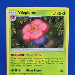 Vileplume Holo Rare 8/214 Unbroken Bonds Pokemon Card 2019 Tcg Ccg - Image 3