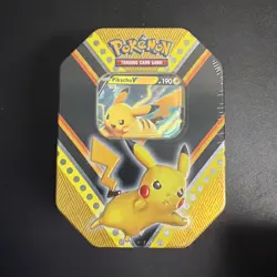 Nintendo Pokemon V Powers Tin Trading Card Game PikachuV - Pikachu Tin 820650807794 - Image 1