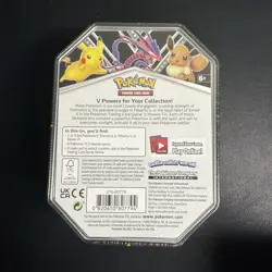 Nintendo Pokemon V Powers Tin Trading Card Game PikachuV - Pikachu Tin 820650807794 - Image 2