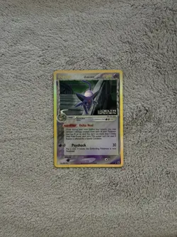 Espeon 4/113 EX Delta Species Reverse Stamped Holo Rare Pokemon Card 2005 LP - Image 1