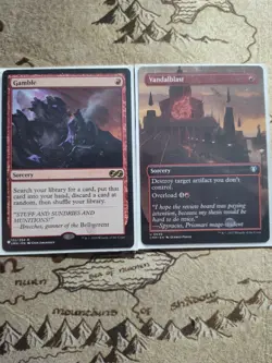 Red pack Commander mtg cards (Gamble & more) - Image 1