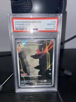 Pokemon TCG Charmeleon Scarlet Violet-151 Illustration Rare Card 169/165 PSA 10 - Image 1