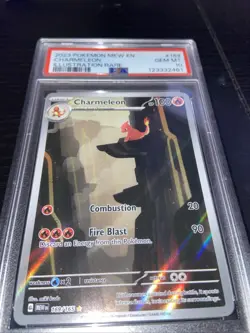 Pokemon TCG Charmeleon Scarlet Violet-151 Illustration Rare Card 169/165 PSA 10 - Image 3