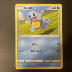 Pokemon TCG Squirtle X3 Card Bundle 2019 33/214-23/181 LP Non-holo Sun And Moon - Image 3