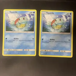 Pokemon TCG Squirtle X3 Card Bundle 2019 33/214-23/181 LP Non-holo Sun And Moon - Image 5