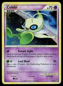Pokemon Card - Celebi Triumphant 3/102 Holo Rare - Image 1