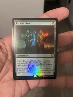 MTG Magic the Gathering Judge Promos LP Parallel Lives Foil Card - Image 1